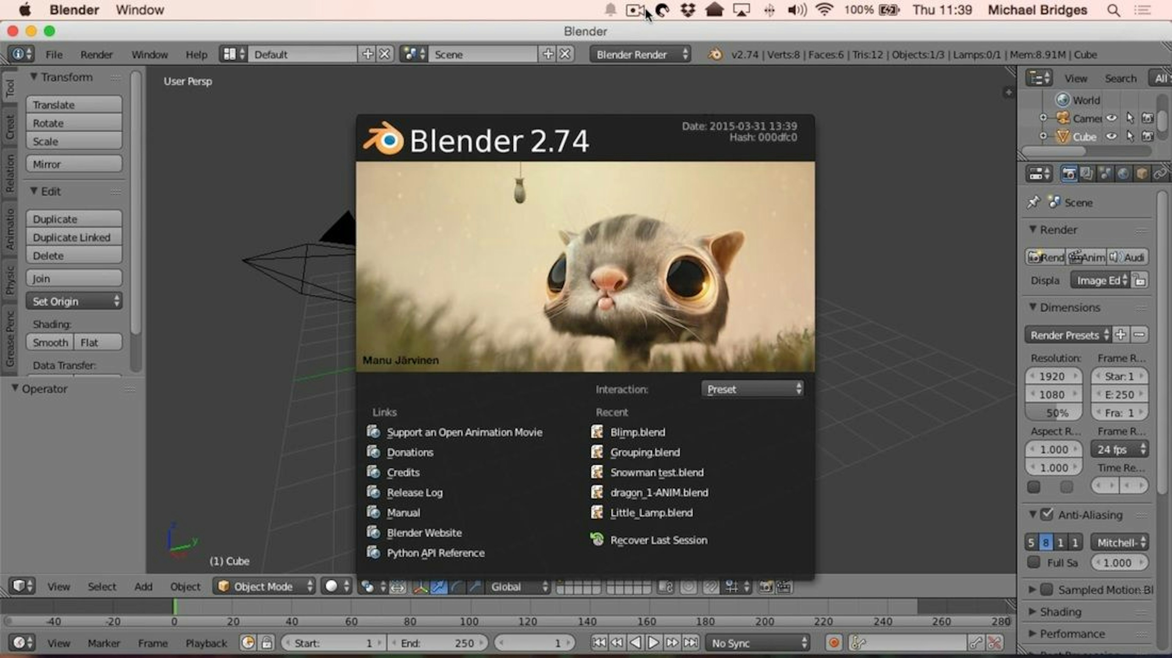 How to Install Blender 3D Animation Software thumbnail